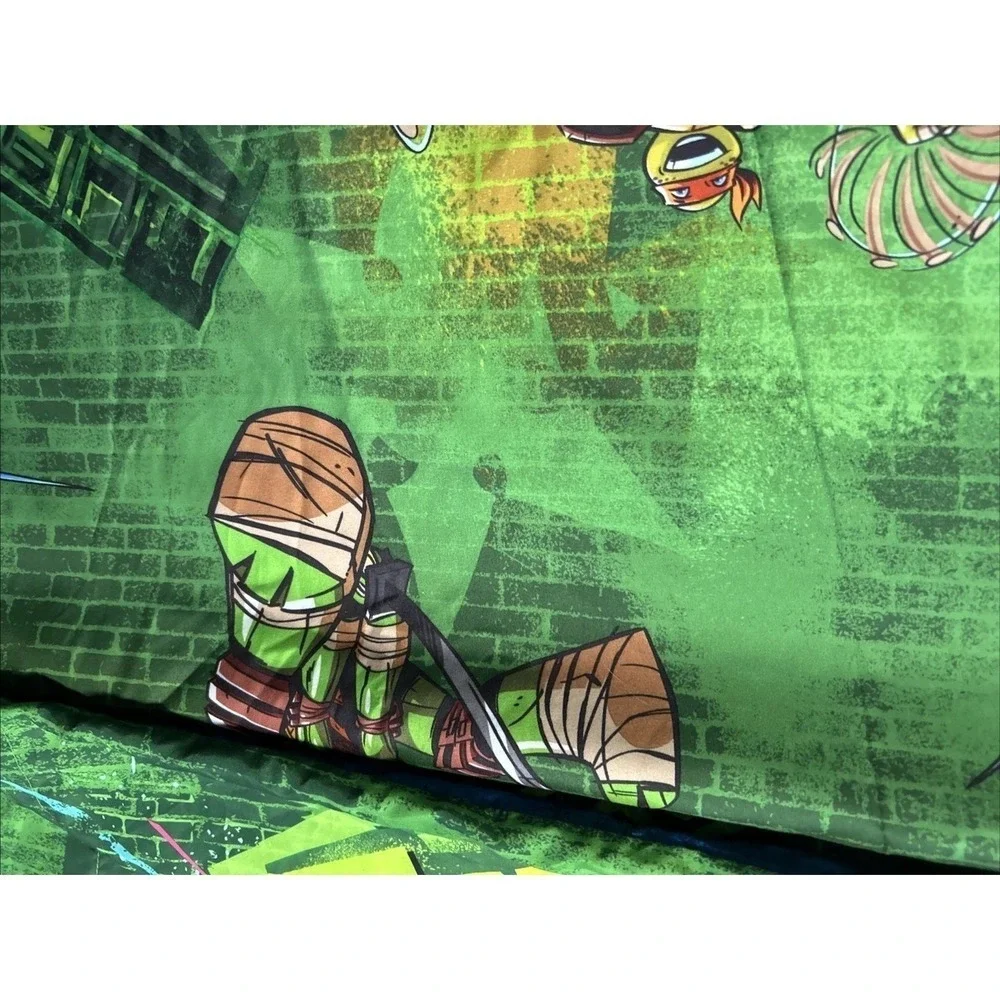 2013‎ Nickelodeon Teenage Mutant Ninja Turtle Twin Flat Sheet & Pillow Case TMNT